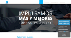 Desktop Screenshot of coparmexjal.org.mx